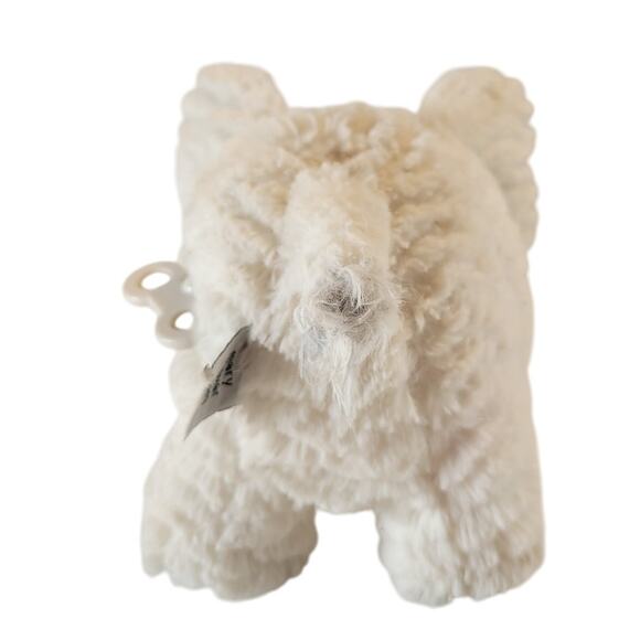 Mary Meyer Cream Elephant Plush Wind-Up Musical 9" Stuffed Animal Toy Plushy - Picture 5 of 10